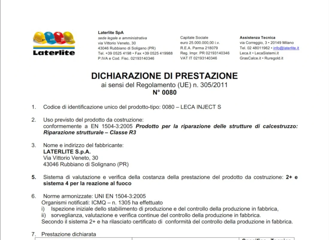 Leca<sup>®</sup> Inject-S Strutturale: malta premiscelata leggera ad alte prestazioni