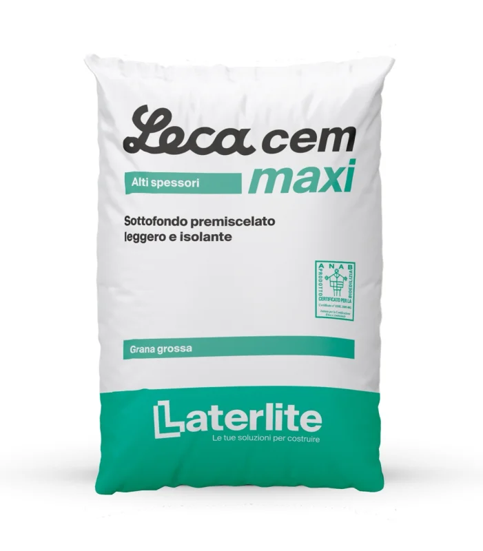 Leca<sup>®</sup>cem Maxi: Sottofondo alleggerito drenante ad alto spessore