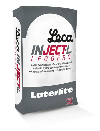 Leca<sup>®</sup> Inject-L Leggero: malta premiscelata leggera