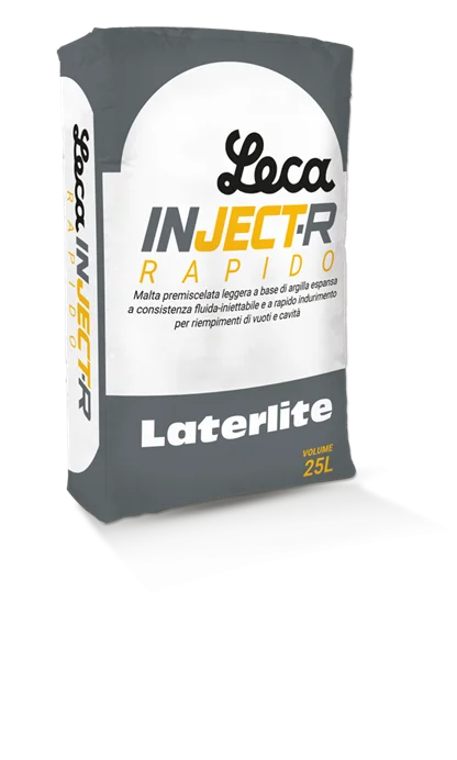 Leca<sup>®</sup> Inject-R Rapido: malta premiscelata leggera a rapido indurimento