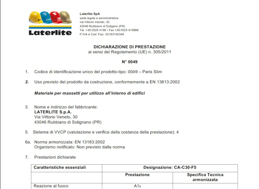 dichiarazione-di-prestazione-icona-PaRis Slim