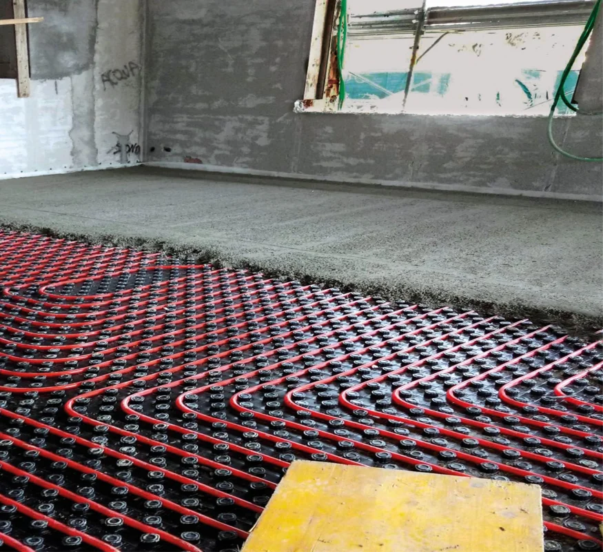 massetto radiante tradizionale Leca