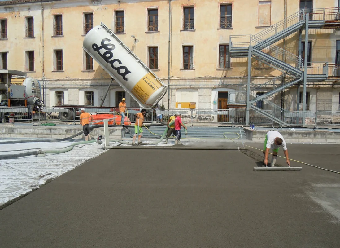 Pavimentazione parcheggio interrato – Conegliano Veneto