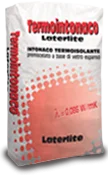 Termointonaco Laterlite: intonaco termico base calce o cemento