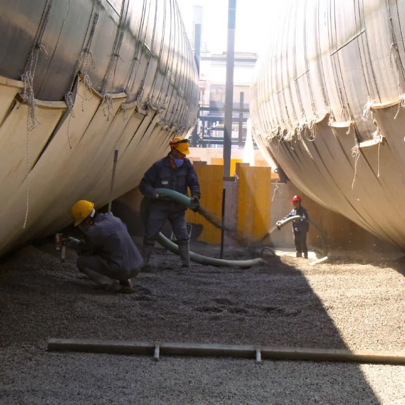 Serbatoi, condotte interrate, tumulazioni